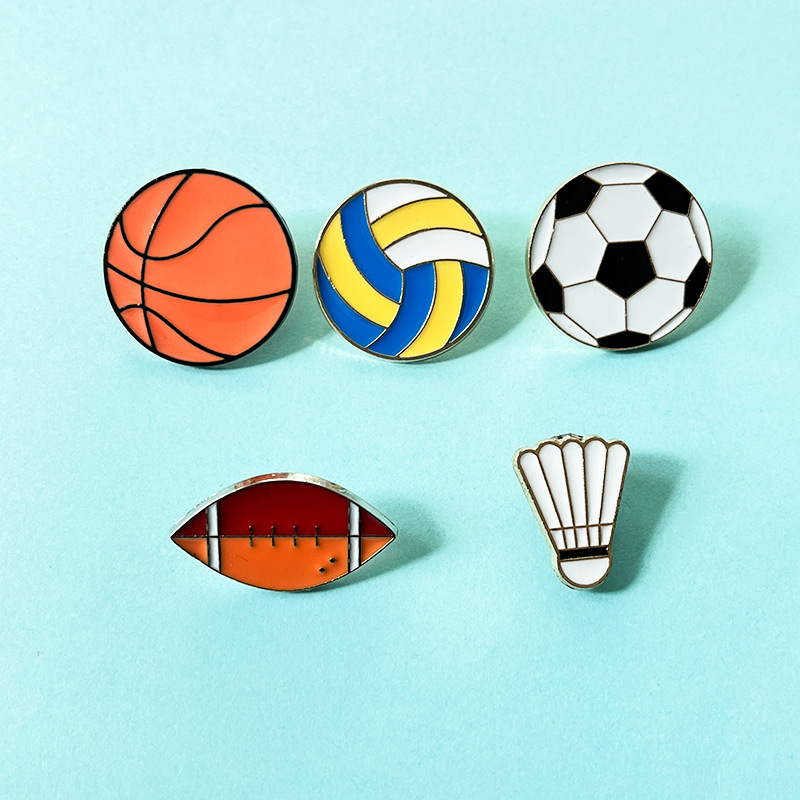 Cartoon Sports Ball Brooches S - Badminton Icon review and price