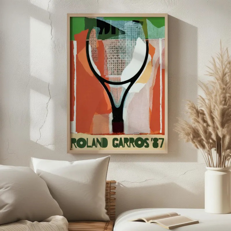 Contemporary Tennis Game Poste - Badminton Quotes review and price