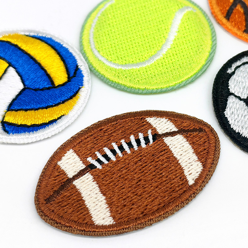 5pc Embrioidered Football Tenn - Badminton Icon review and price