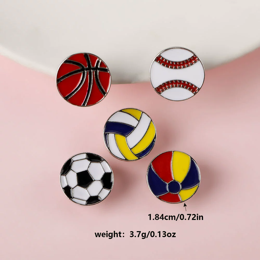 Creative Ball Games Enamel Pin - Badminton Icon review and price