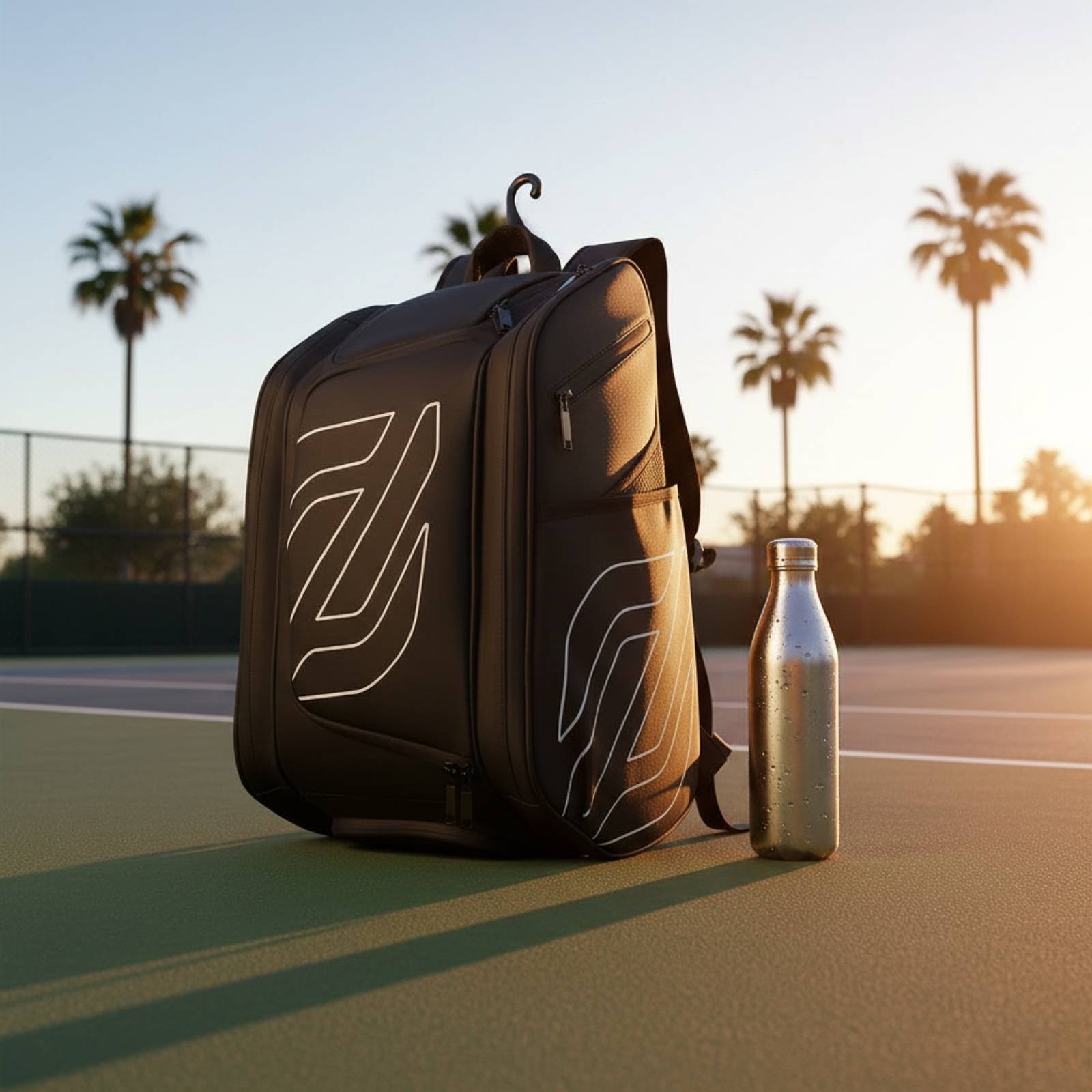 Pickleball Backpack Side Pocke - Badminton Player review and price