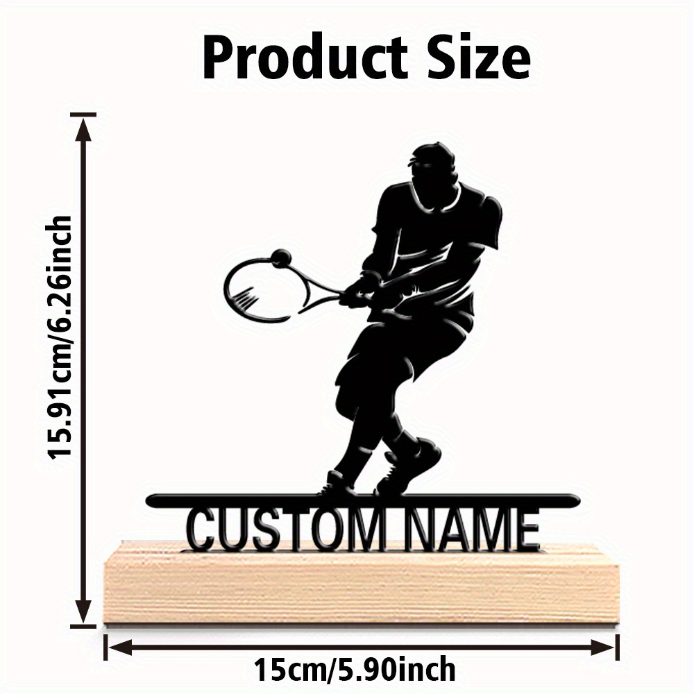 Personalized Tennis Player Met - Badminton Player review and price