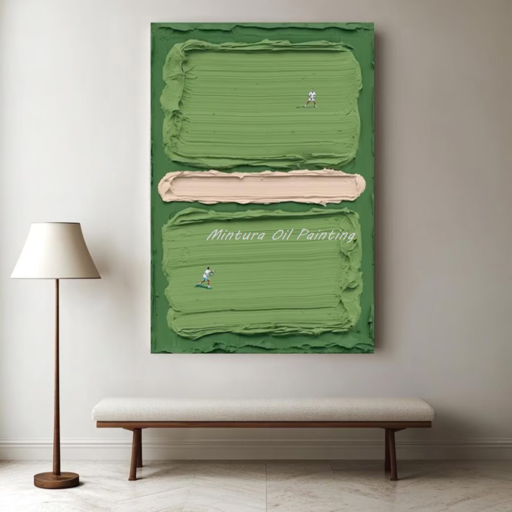 Mintura,Handpaintd Abstract Te - Badminton Quotes review and price
